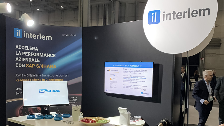 Satnd di Interlem a SAP NOW Milano 2019 - FieraMilanoCity
